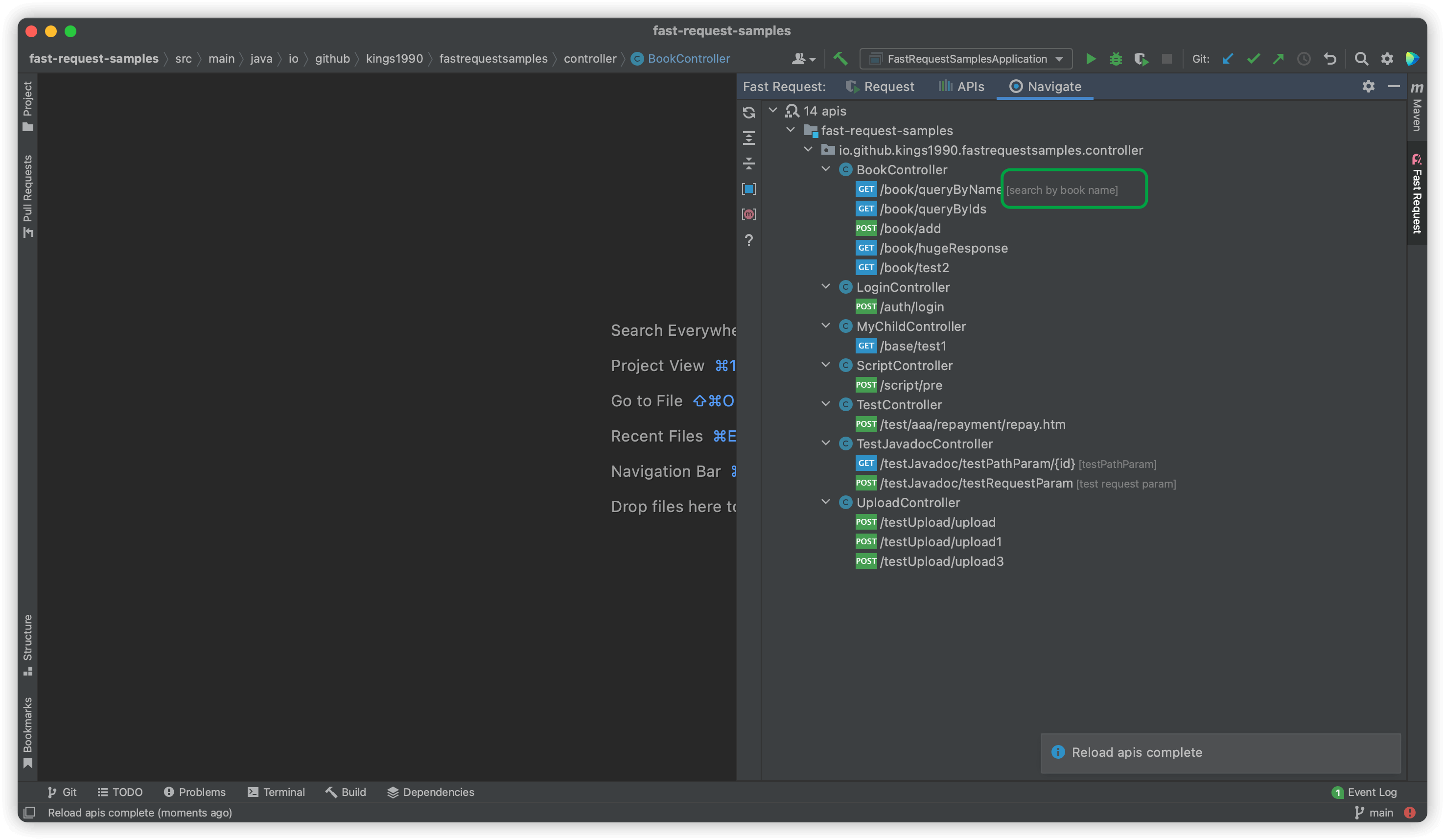 showCommentInNavigate